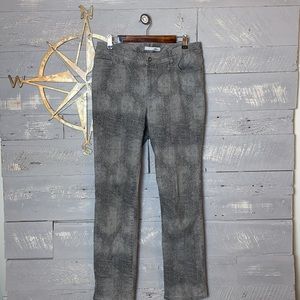 Chico’s snake pattern jeans